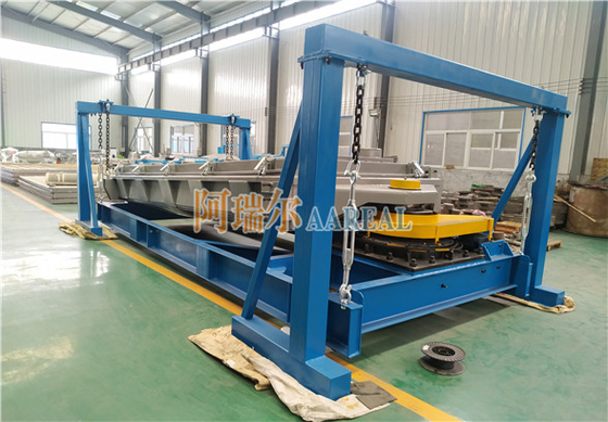 Rotex Gyratory Screen Machine Stainless Steel 3 Deck 1800*4000mm Bola Silikon Pembersihan Mesh