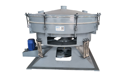 Mesin layar tumbler baja karbon 1500mm untuk bubuk aluminium oksida Gerakan elips tiga dimensi