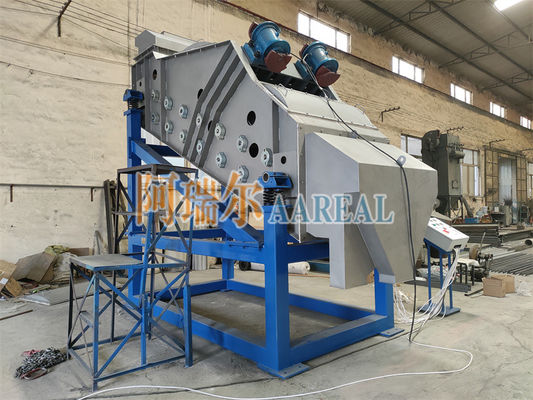 Ayakan Bergetar Frekuensi Tinggi Baja Tahan Karat 1200*3000mm untuk Aditif Makanan Gel Silika