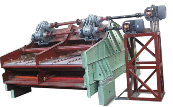 Low Noise Rectangular Vibrating Dewatering Screen, Mesin Penyaringan Batubara tahan lama