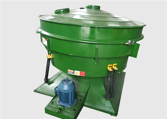 Grafit Grains Tumbler Screening Machine Bahan baja karbon output besar