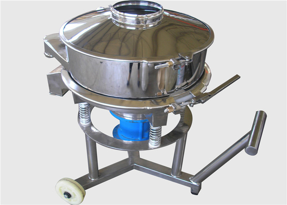 High Frequency Rotary Sifter Machine Baja tahan karat untuk glaze keramik