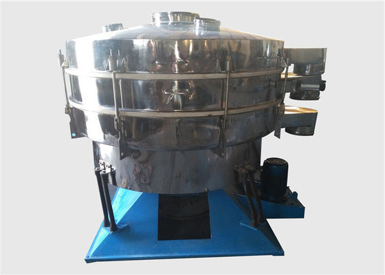 Mesin Penyaringan Tumbler Output Tinggi, Silver Crystal Vibratory Screen Separator