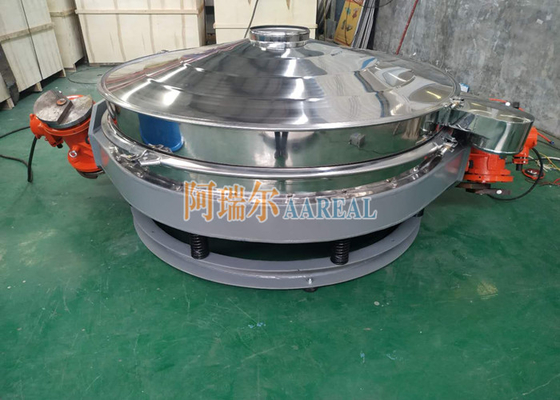 0.75kw 1500mm Lingkaran Vibrating Screen Untuk Serbuk Semen