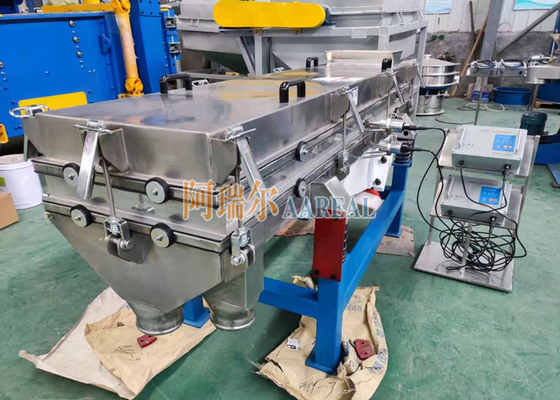 Ultrasonik Pupuk Grain Linear Vibrating Sieve Sifter