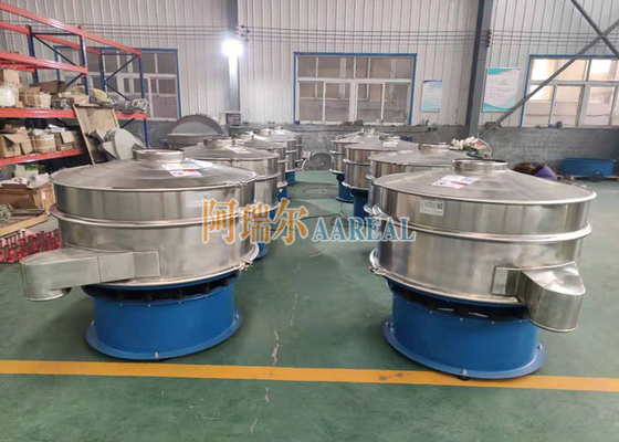 Diameter 1200mm SUS Vibrating Screening Machine untuk pigmen besi oksida