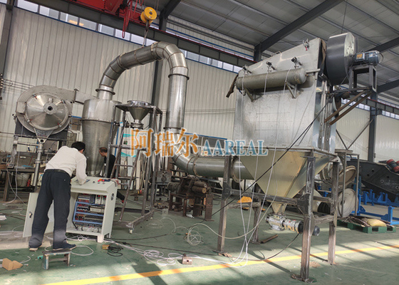 Kapasitas Besar Ultrasonik Turbo Air Classifier Untuk 325 Mesh Spherical Graphite Powder