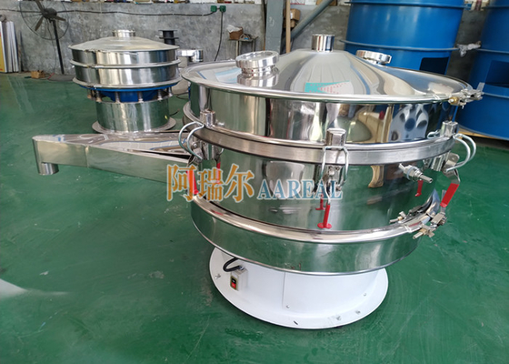 Ekran Vibrator Ultrasonik Rotary Stainless Steel Khusus dengan Bagian Bawah Bevel