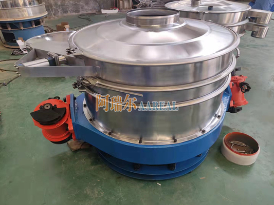 Stainless Steel Low Profile Inline Vibrating Sieve Untuk Partikel dan Serbuk PVC