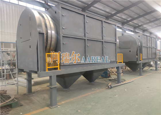 Stainless Steel Shaftless Rotary Trommel Screen untuk Titanium Dioxide Wet Screening