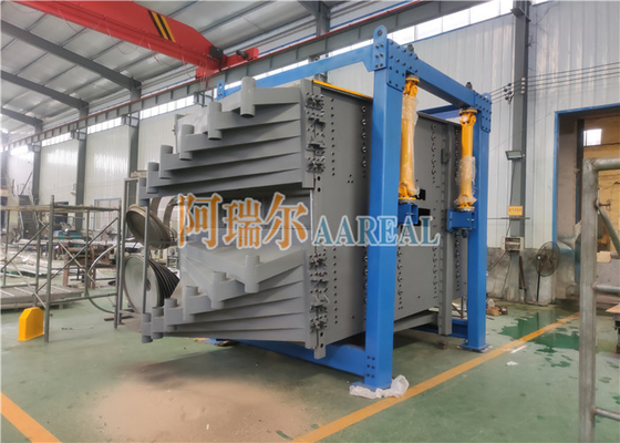 10 ~ 15 Ton / jam 1 ~ 5 Dek Kalsit Gyratory Sifter Screener untuk screening halus Dengan kapasitas besar Keakuratan tinggi Gampang penggantian layar