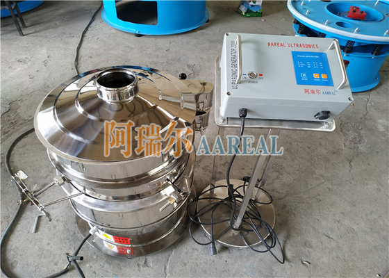 Ultrasonik Rotary Vibrating Screen Separator Untuk Battery Anode Material