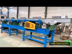 Leaf Spring Eksentrik Balanced Vibratory Conveyor Untuk Pengangkutan Granules Plastik