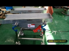 Portable ukuran kecil Food Grade stainless steel vibratory feeder dengan baru Shaker Conveyor Suspension